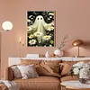30x40cm Halloween Geist 5d DIY Vollbohrer Runde Diamant Malerei Kit Wohnkultur