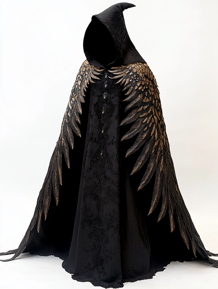 EAGLE WINGS LONG WIZARD CAPE 6acd