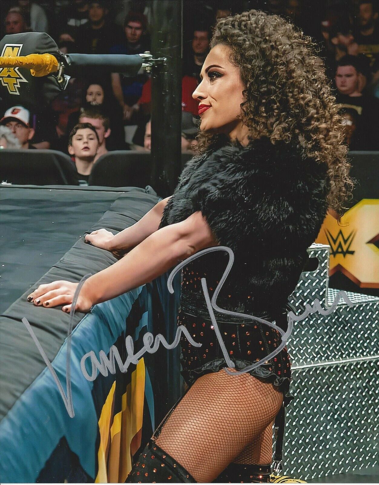 Vanessa Bourne Autographed 8x10 WWE#2