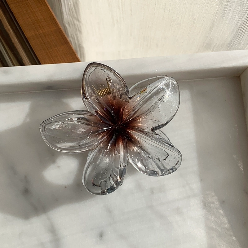 Women’s Sweet Minimalist Flower Plastic Hair Claws