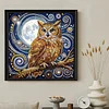 Diamond Painting-DIY Crystal Rhinestone Owl