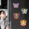 6Pcs Diamond Painting Acrylic Butterfly Fridge Stickers