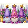 >SALE<5D DIY Partial Special Shaped Drill Diamond Painting Gnome Kit Home Decor40x50cm