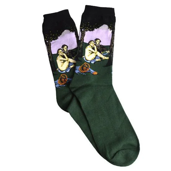 Lunche on On The Grass Manet Socks