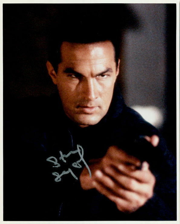 Steven Seagal signed 8x10 Photo Poster painting In-person