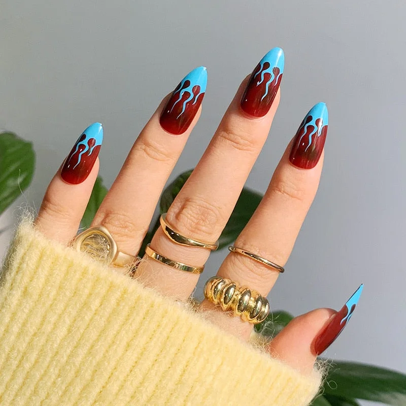 false nails with designs acrylic for nail Imitation Pearl Lace Bowknot press on nails Charming Pre Design fake nails with glue-Nail Inspo