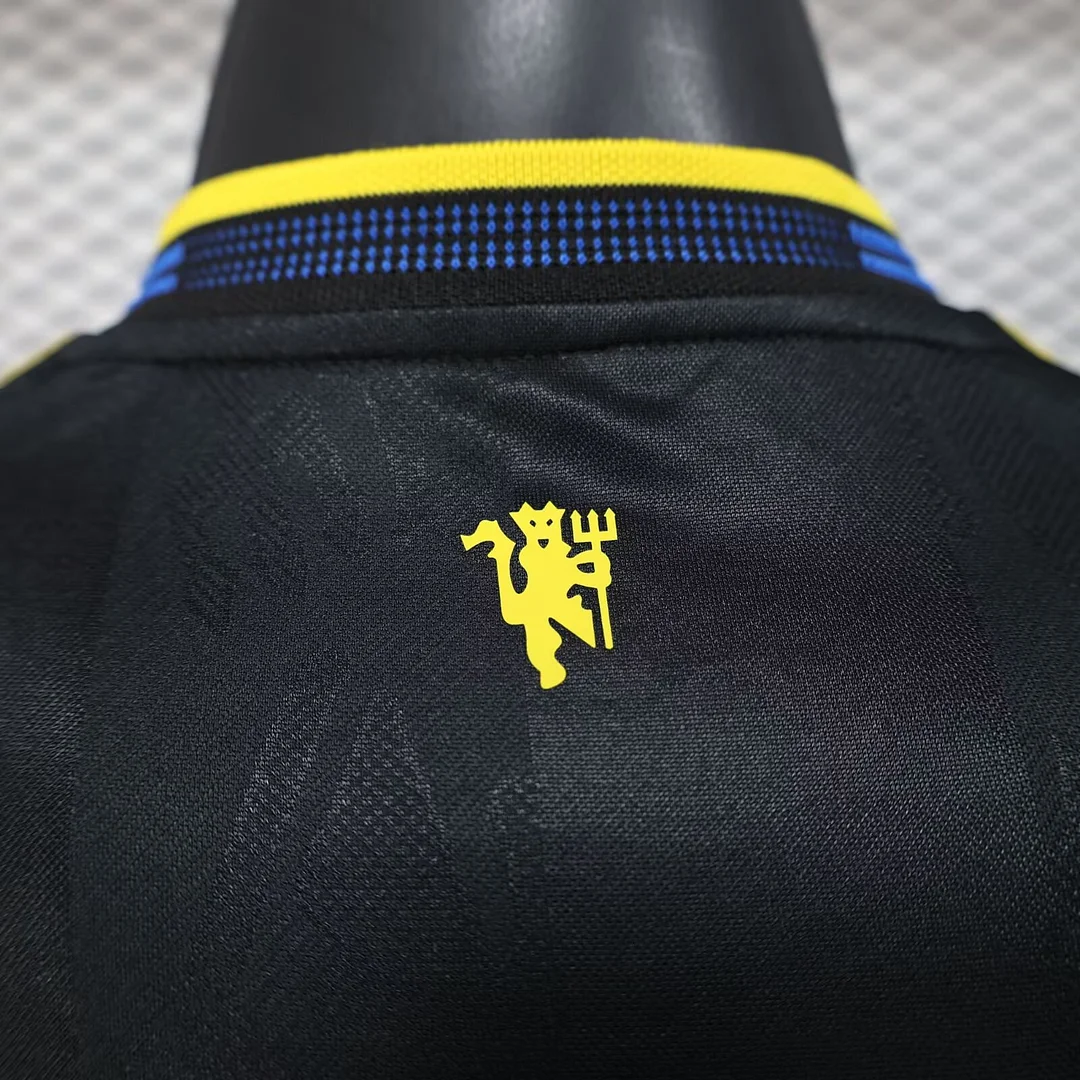 25/26 Manchester United Third Away Player Version Men's Football T-Shirt