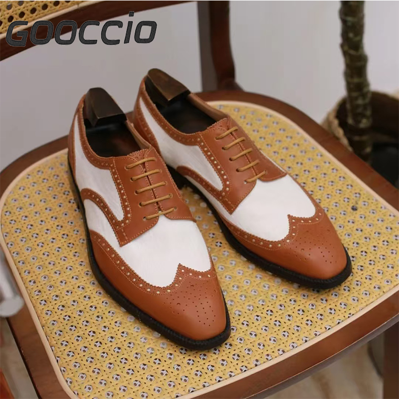 ZY180 Cowhide Dress Shoes/Derby Shoes For Men  GOOCCIO  