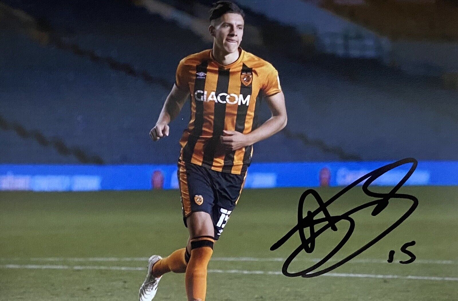 Alfie Jones Genuine Hand Signed Hull City 6X4 Photo Poster painting, See Proof, 2