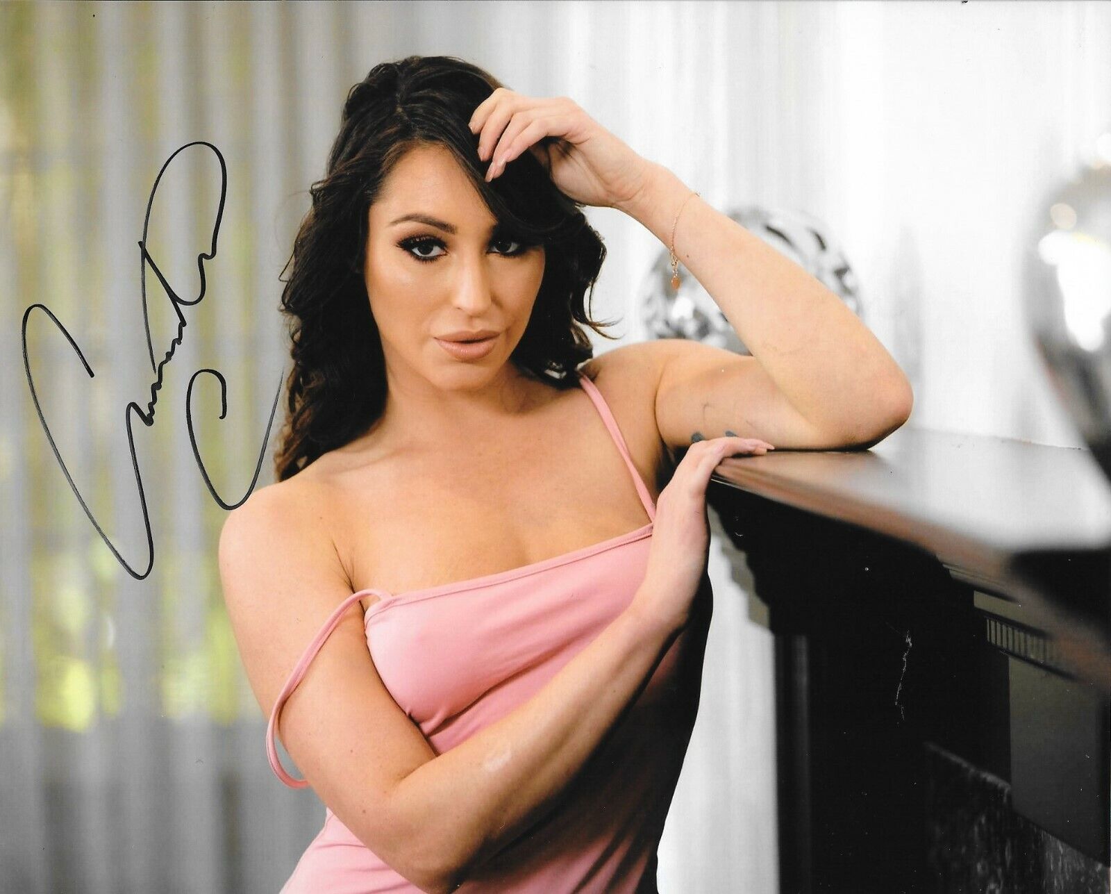 Christiana Cinn Adult Video Star signed Hot 8x10 Photo Poster painting autographed 2