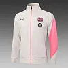 2025/2026 Barcelona Long Zipped Jacket Light Yellow Football Shirt 1:1 Thai Quality
