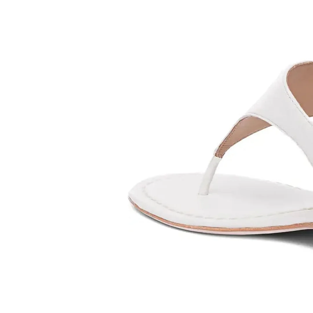 White Round Toe Rhinestone Heeled Buckle Strappy Summer Sandals