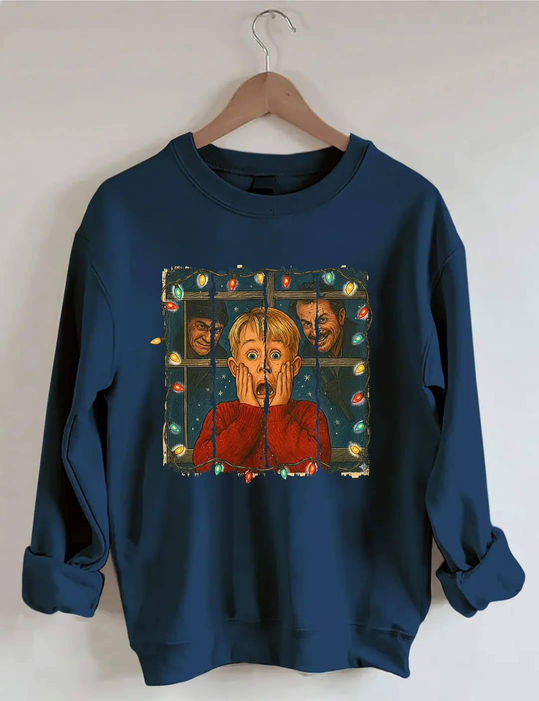 Retro Christmas Characters Sweatshirt