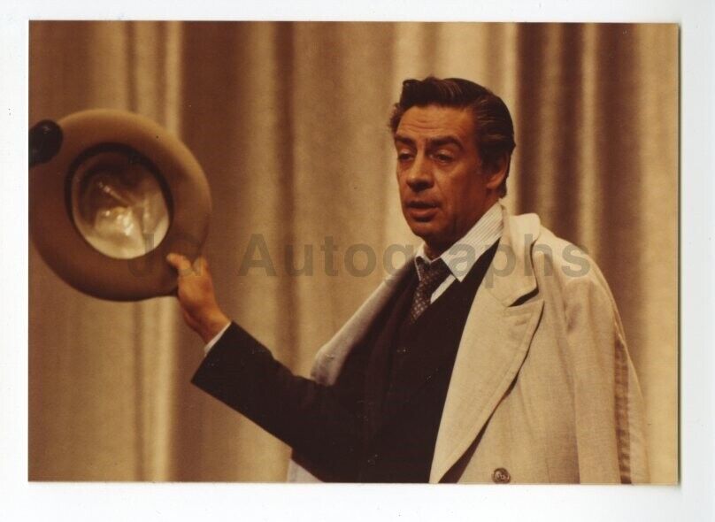 Jerry Orbach - 1983 Tony Awards - Candid Photo Poster paintinggraph by Peter Warrack