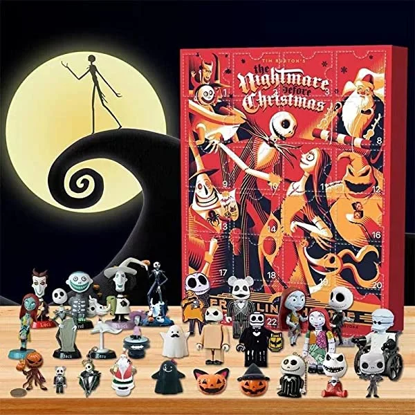 Halloween Doll Advent Calendar Blind Box 2023 - Contains 24 Gifts