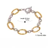 New Stylish Dual Silver Golden Waterproof Bracelet