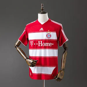 2007/2008 Retro Bayern Munich Home Football Jersey 1:1 Thai Quality