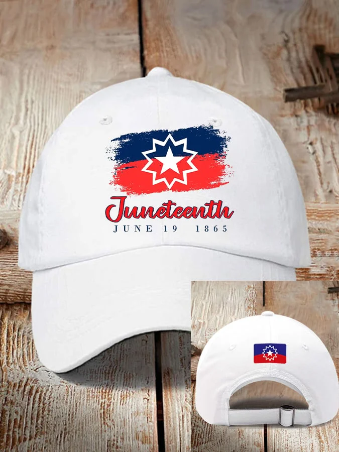 Unisex Jwneteenth June 19 1865 Print Baseball Cap 