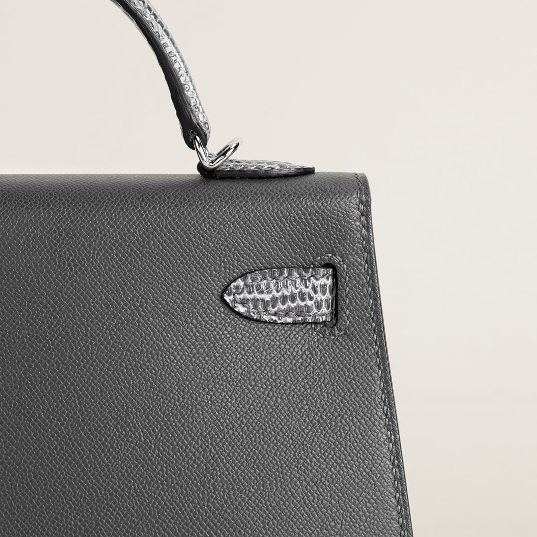 Mini Kelly II Madame/Lizard skin 88 Graohite PHW