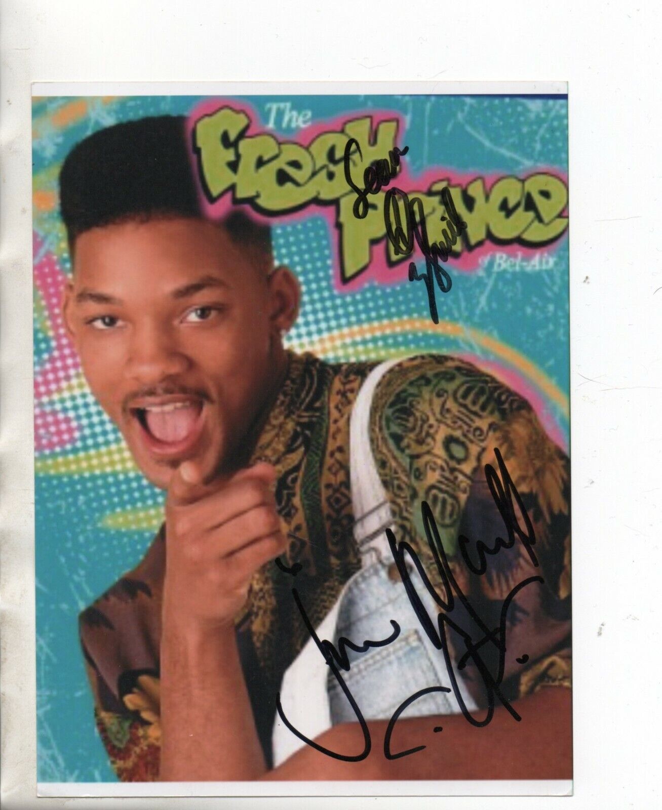 The Fresh Prince of Bel Air Cast Signed 8x6 Col Photo Poster painting Autographed In Person