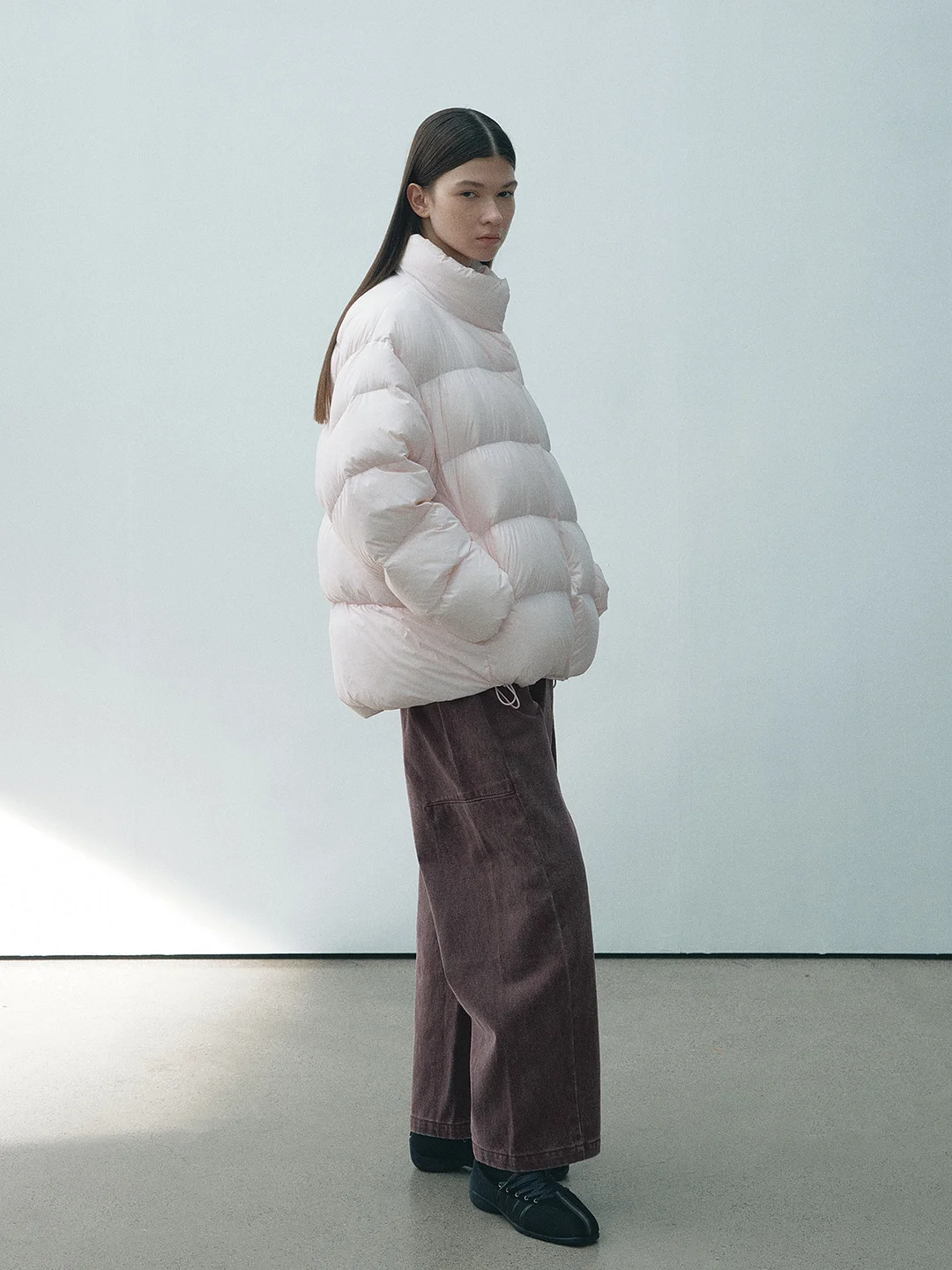 Toloer [Daihe] Winter New Leisure High Waist Nostalgic Cocoon Type Cotton And Velvet Washed Jeans Trousers Female H7794-Outfit Ideas