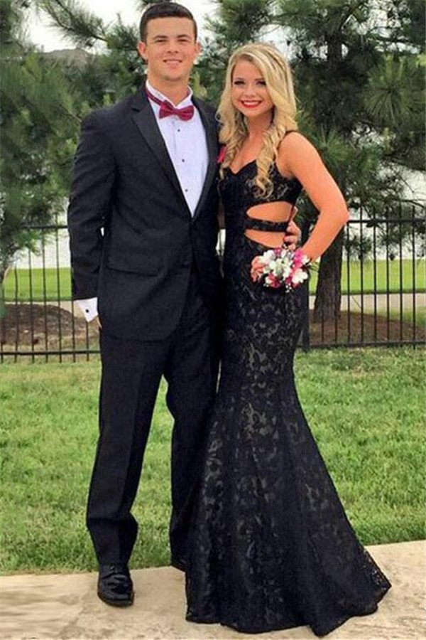 Black Classy New Arrive 2 Pieces Best Wedding Suits For Groom | Ballbellas Ballbellas