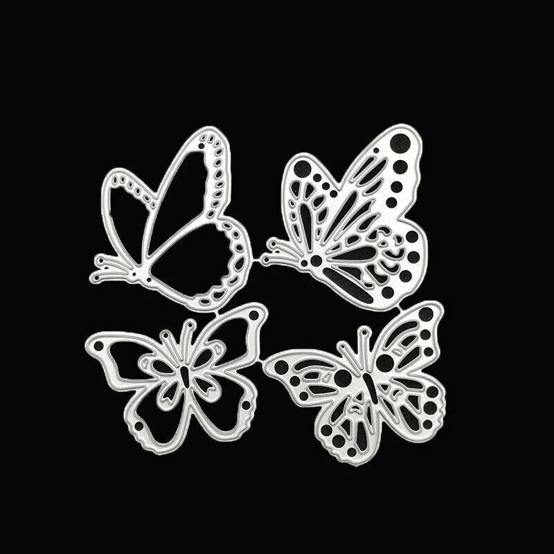 Craft dies metal cutting dies cut die Making Christmas Card Scrapbooking Cards Layered Butterfly 3D