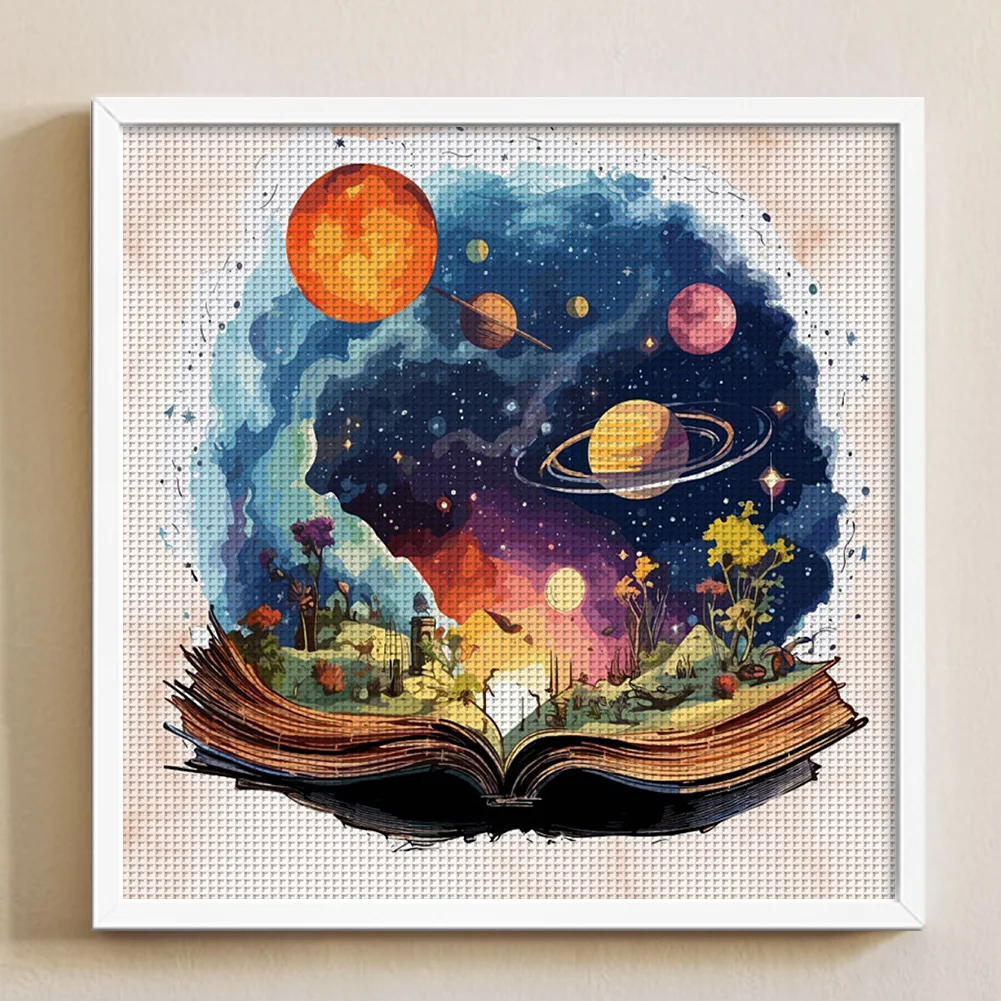 11CT Full Stamped Cross Stitch - Planet Grimoire(Canvas|50*50CM)