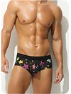 Men's Sexy Leopard Print U-Shaped Pouch Boxer Briefs