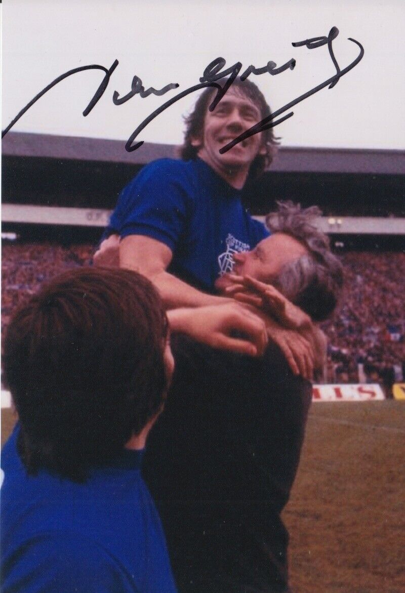 JOHN GREIG HAND SIGNED 6X4 Photo Poster painting RANGERS FOOTBALL AUTOGRAPH 8