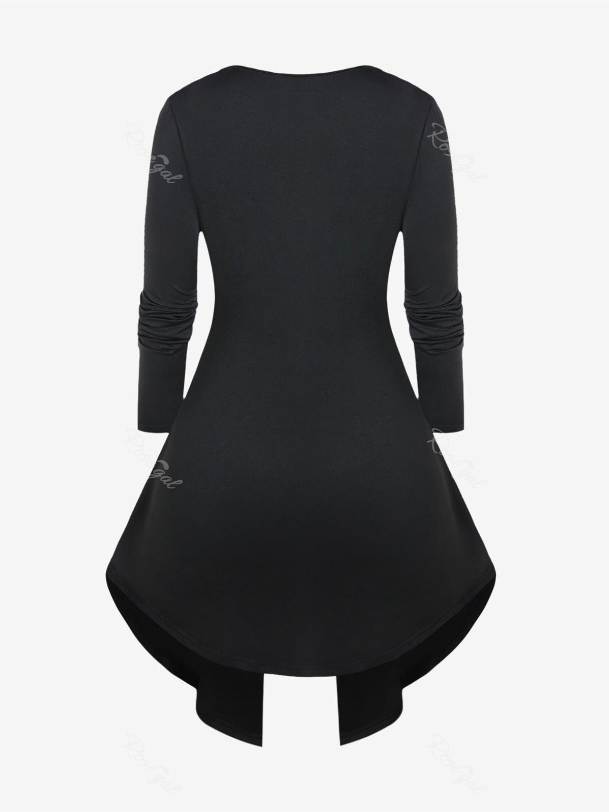 Women Half Sleeve V-neck Solid Color Dress