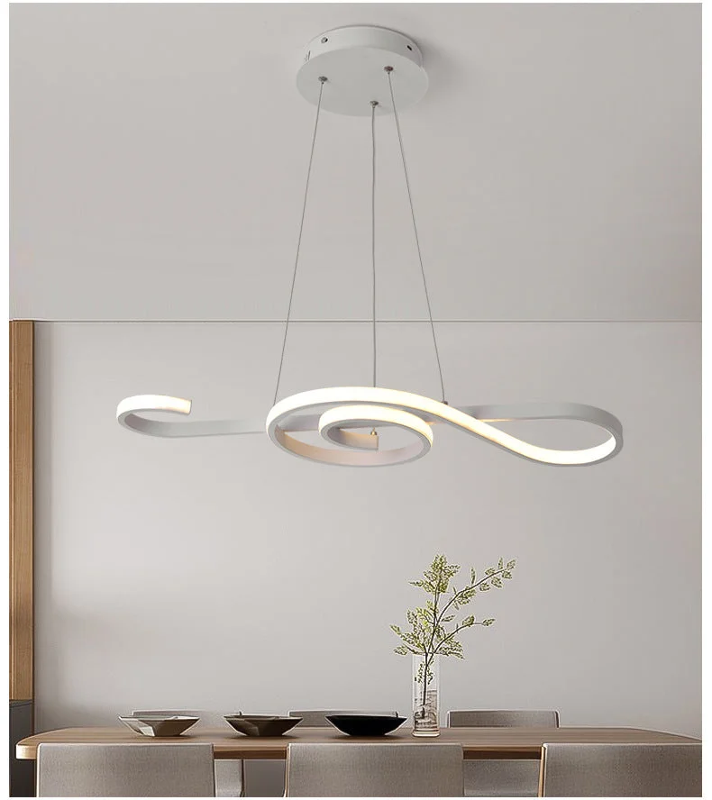 Nordic Post-modern LED Restaurant Chandelier Creative Simple Lighting