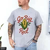 Go Big Red Nebraska Football Tee For Men
