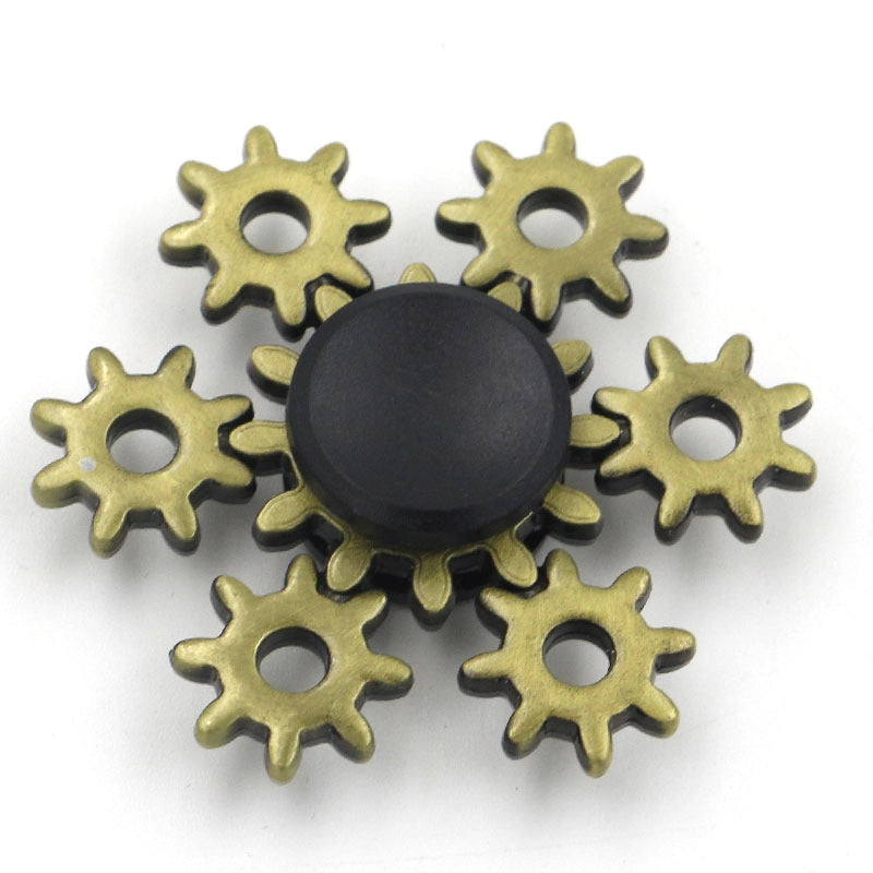 Creative Zinc Alloy Bronze Hand Spinner Finger Rotating Decompression Toy
