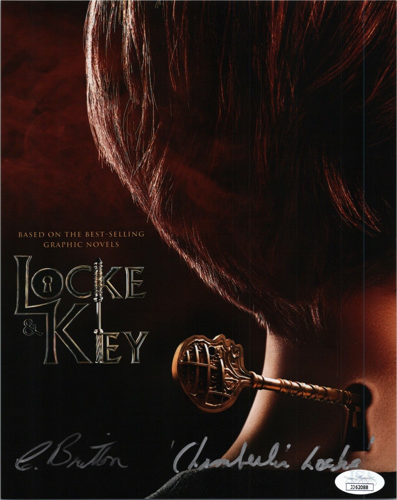 CHRIS BRITTON Authentic Hand-Signed LOCKE & KEY CHAMBERLIN