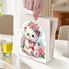 DIY Rose Bear Acrylic Diamond Painting Napkin Holder Desktop Ornaments