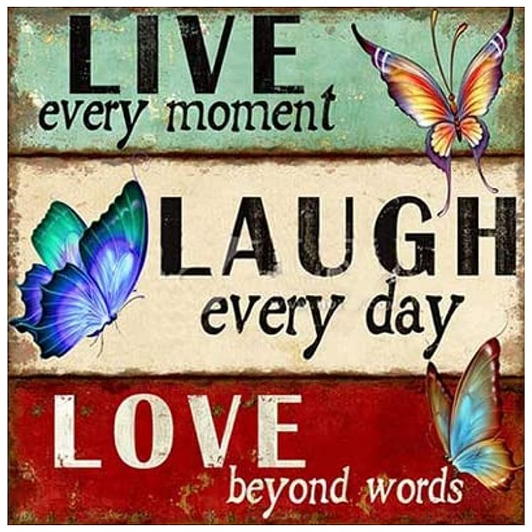 Diamond Painting Positive Word  (A05) 35*35cm