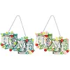 5D DIY Special Shaped Diamond Painting HOME Hanging With Lamp String Kit