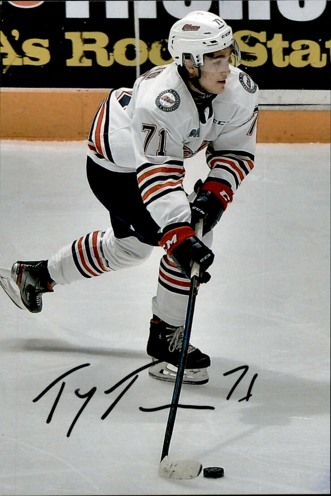 Tyler Ty Tullio SIGNED autographed 4x6 Photo Poster painting OSHAWA GENERALS / EDMONTON OILERS