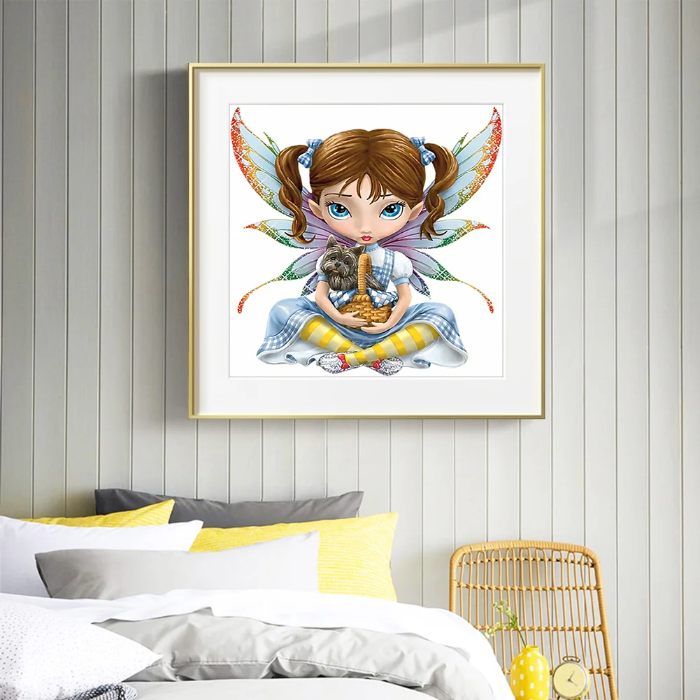 Full Round Diamond Painting 40*40cm - Big Eyes Doll