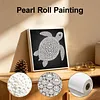 DIY Pearl Painting Turtle for Home Wall Decor(25x25cm)