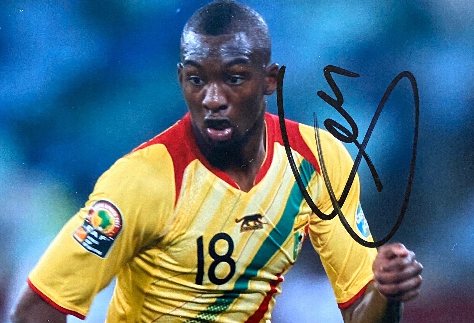 Samba Sow Genuine Hand Signed 6X4 Photo Poster painting - Mali