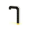 LED Illuminated Modern Address Sign Waterproof Personalized Solar Powered Address Number Dusk To Dawn Adhesive Or Screw Mount for Outside House Light Up Courtyard Hotel Bar