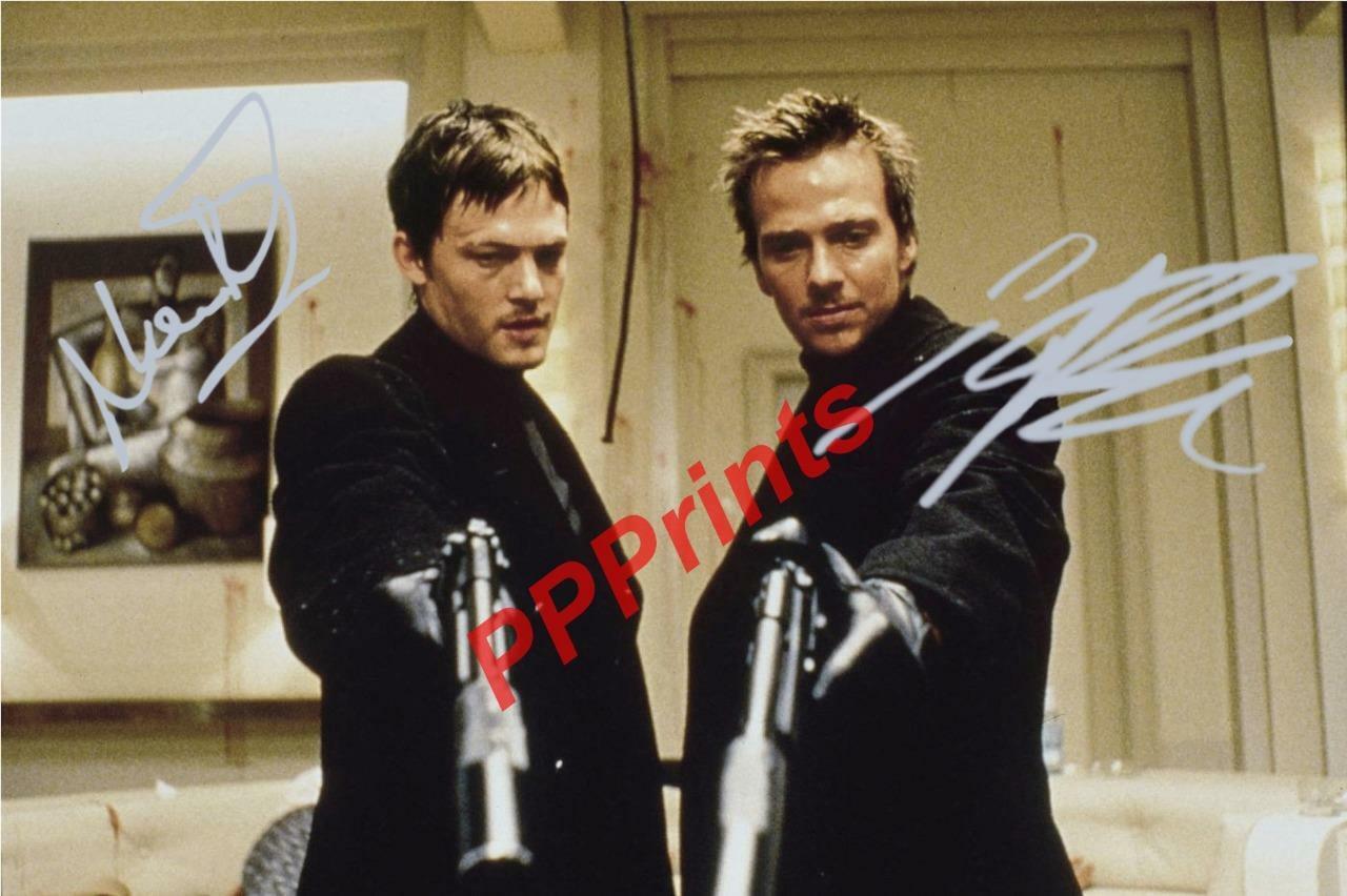 THE BOONDOCK SAINTS Flanery Reedus SIGNED AUTOGRAPHED 10X8 REPRO Photo Poster painting PRINT