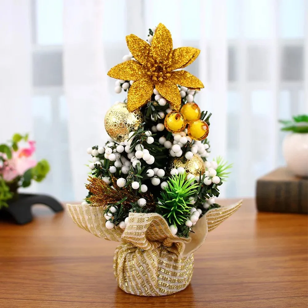 20cm Artificial Xmas Tree Great Gifts Tabletop Mini Tree Festival Party Supplies