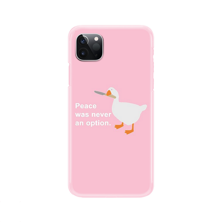 Peace Was Never An Option, Goose iPhone Case