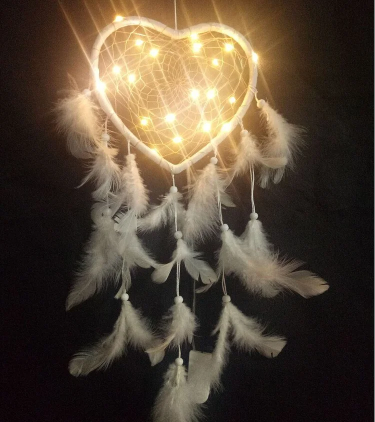 White Love Western Dream Catcher