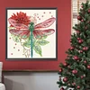 Diamond Painting-DIY Crystal Rhinestone Xmas Dragonfly