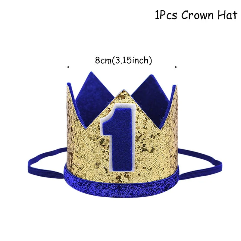 First Birthday Baby Boy Girl Party 1st Birthday Party Decoration Banner Balloons 1 One Year Old Party Baby Shower Decor Supplies