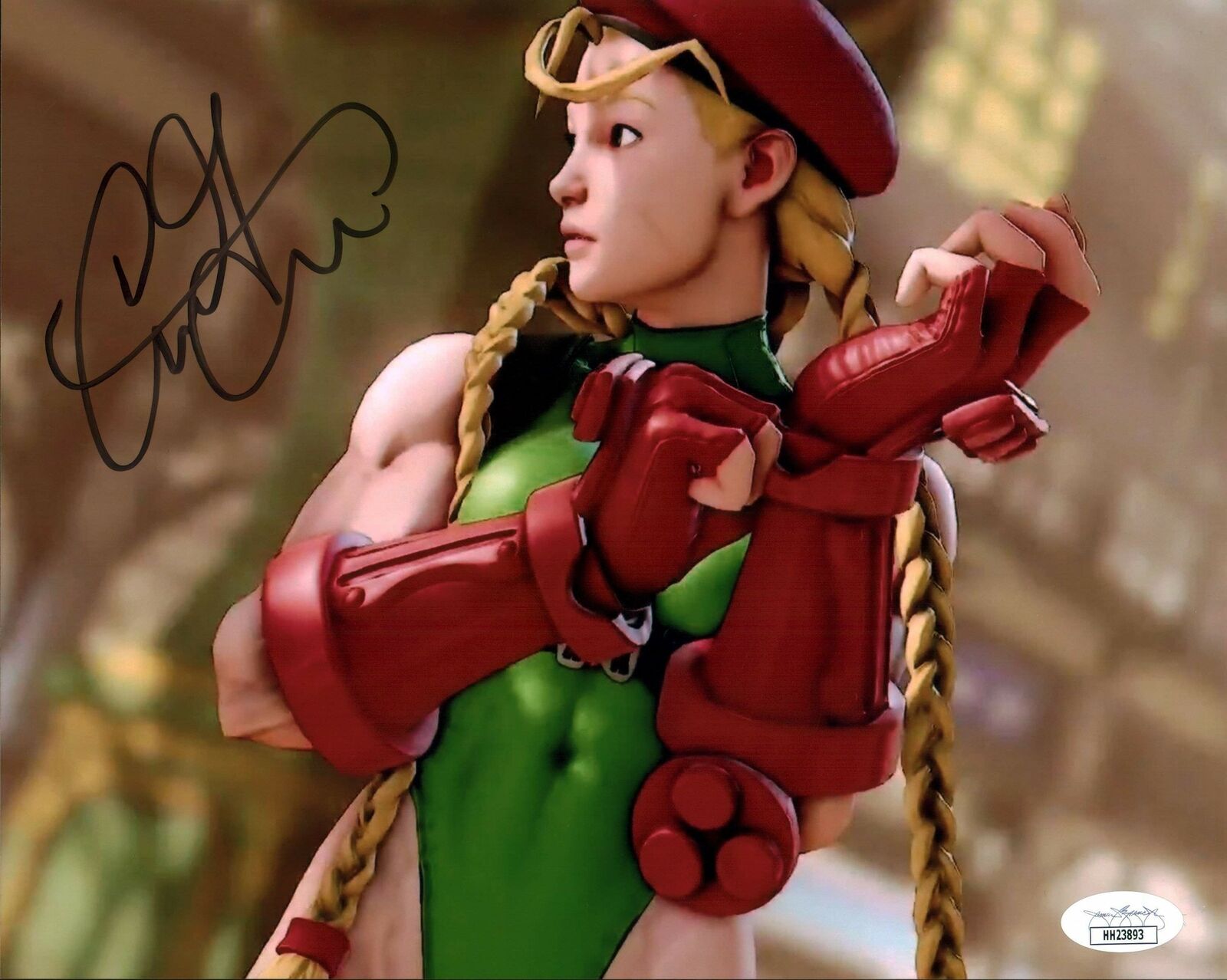 Caitlin Glass Street Fighter 8x10 Photo Poster painting Signed Autographed JSA Certified COA